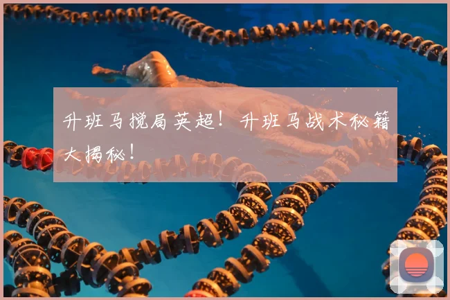 升班马搅局英超!升班马战术秘籍大揭秘!